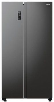 Gorenje Холодильник SBS 179х67х92см, 2 дв., 356 (191) л, А ++, NF +, Інв. , Зона св-ти, Зовнішн.диспл, чорний RC_NRR9185EABXL фото