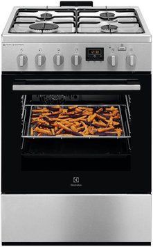 Electrolux Плита комбінована, 58л, 60x60см, дисплей, конвекція, пара, нерж RC_LKK660221X фото