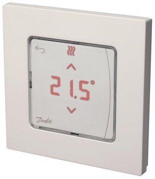 Терморегулятор Danfoss Icon2 RT, Display, +5...35&deg; C, программируемый, проводной, встроенный, 24V, белый RC_088U2125 фото