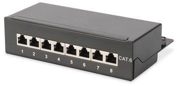 Патч-панель DIGITUS САТ 6 STP, настольная, 8 портов, собрана RC_DN-91608SD фото