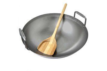 Вок сталевий 43см Carbon Steel Wok Big Green Egg 120779 GR_006892 фото