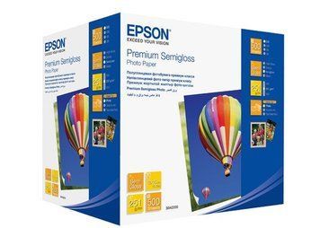 Папір Epson 100mmx150mm Premium Semiglossy Photo Paper, 500арк. RC_C13S042200 фото