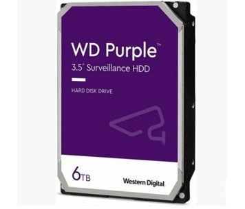 Жесткий диск Western Digital Purple 6TB 5400rpm 64MB WD63PURZ 6Gb/s U_22367 фото
