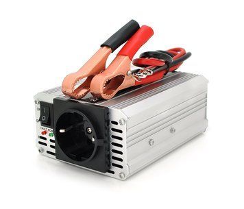 Инвертор напряжения POWERMASTER, 24V/220V, 350W с модифицированной синусоидой, 1 Shuko, клеммы U_29433 фото