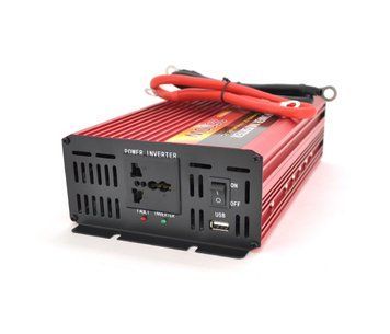Инвертор напряжения UKC 2500ВА(1250Вт), 12/220V approximated, 1 универсальная розетка U_23602 фото