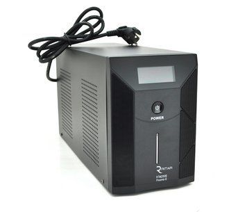 ДБЖ Ritar RTM2000 (1200W) Proxima-D LCD AVR 2st 3xSCHUKO socket 4x12V7 5Ah metal Case Q1 (500*245*345) 20 U_5864 фото