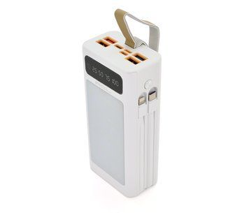 Повербанк ACL PW-85 30000mAh, LIGHTER, Type-C + Lighting, WHITE, Box U_37581 фото