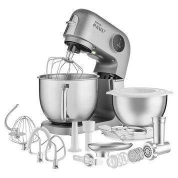 Кухонная машина Sencor Paul 2 1500Вт, чаша-металл, корпус-металл, насадок-20, металл RC_STM7740 фото