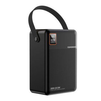 Повербанк Topomax Travel Series 80000mAh (4USB/Type-C/Micro/Lightning/22.5W)- чорний (900164) PR_900164 фото