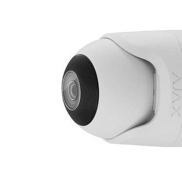 Ajax TurretCam wired IP camera, 5mp, 4mm, Poe, True WDR, IP 65, IR 35m, audio, 75&deg; to 85&deg; viewing angle, dome, RC_000039308 фото