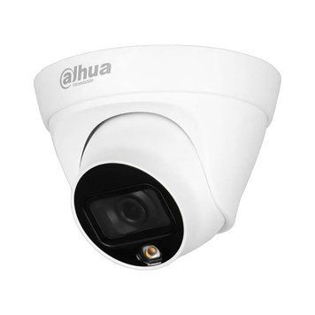 Видеокамера Dahua DH-IPC-HDW1239T1-LED, 2 Мп, купольная IP Full-Color, с LED подсветкой U_40234 фото