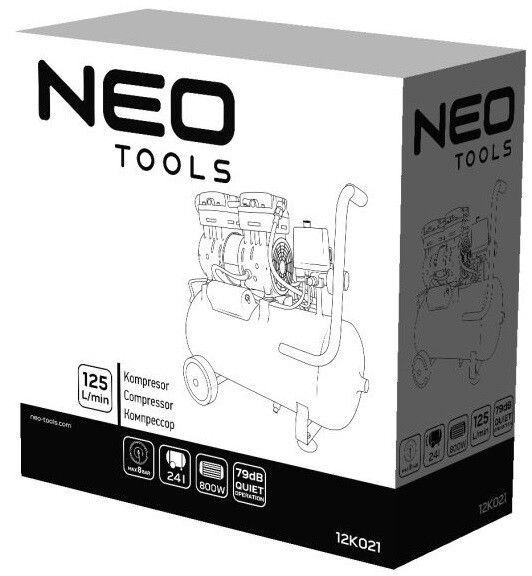 Компрессор безмасляний Neo Tools (12K021) RC_12K021 фото