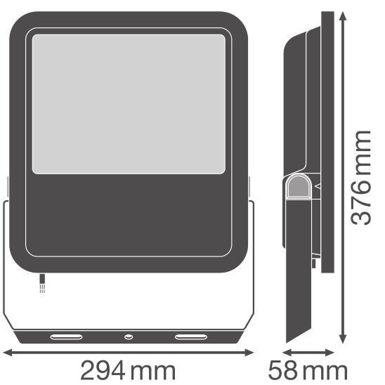Прожектор LEDVANCE FLOODLIGHT 133Вт 20000Лм 4000K черный RC_4099854306402 фото