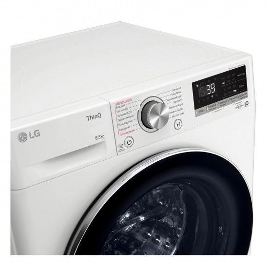 Стиральная машина LG фронтальная, 8,5кг, 1200, A+++, 48см, дисплей, пара, инвертор, белый RC_F2V7GS9WW фото