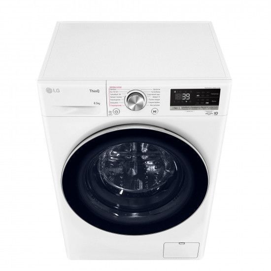 Стиральная машина LG фронтальная, 8,5кг, 1200, A+++, 48см, дисплей, пара, инвертор, белый RC_F2V7GS9WW фото