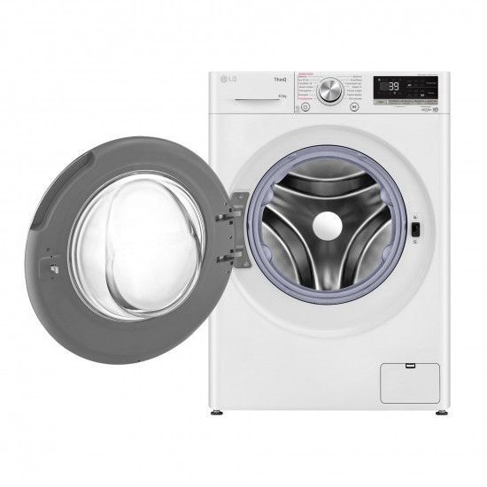 Стиральная машина LG фронтальная, 8,5кг, 1200, A+++, 48см, дисплей, пара, инвертор, белый RC_F2V7GS9WW фото