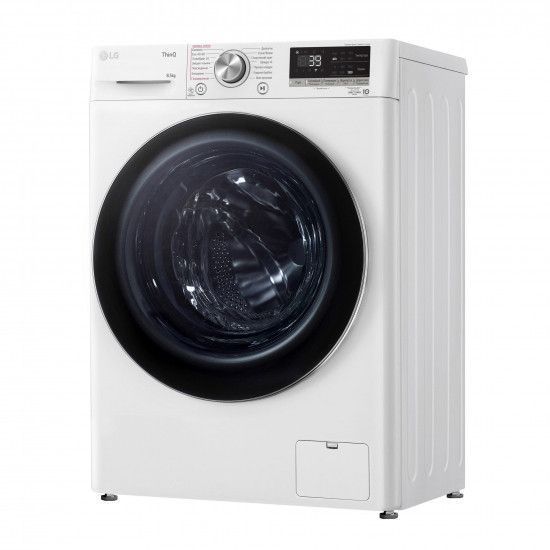Стиральная машина LG фронтальная, 8,5кг, 1200, A+++, 48см, дисплей, пара, инвертор, белый RC_F2V7GS9WW фото
