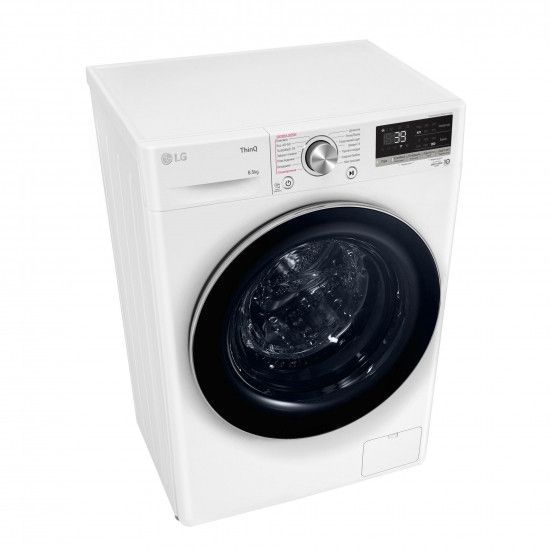 Стиральная машина LG фронтальная, 8,5кг, 1200, A+++, 48см, дисплей, пара, инвертор, белый RC_F2V7GS9WW фото