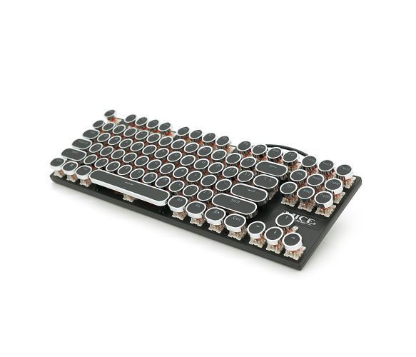 Клавіатура iMICE GK800 USB Wired (TYPE-C), довжина кабелю 100см, (Eng), White/Black, 87к U_34667 фото