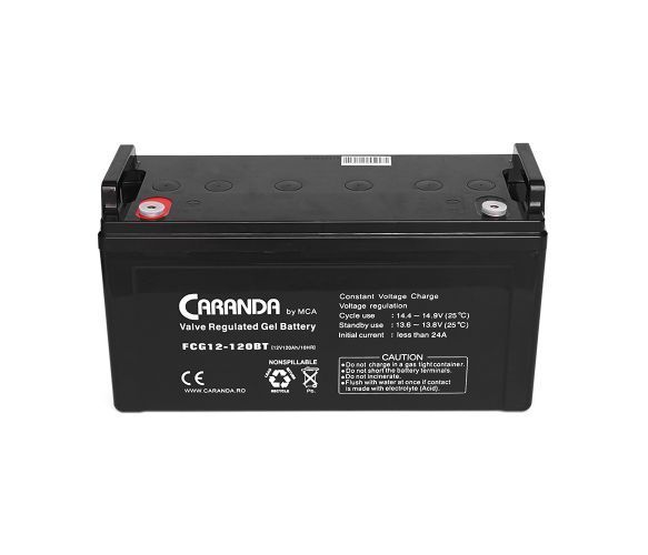 Аккумуляторная батарея MCA FCG12-120BT GEL 12 V 120 Ah (407 x 174 x 233), 34.2 kg U_37609 фото