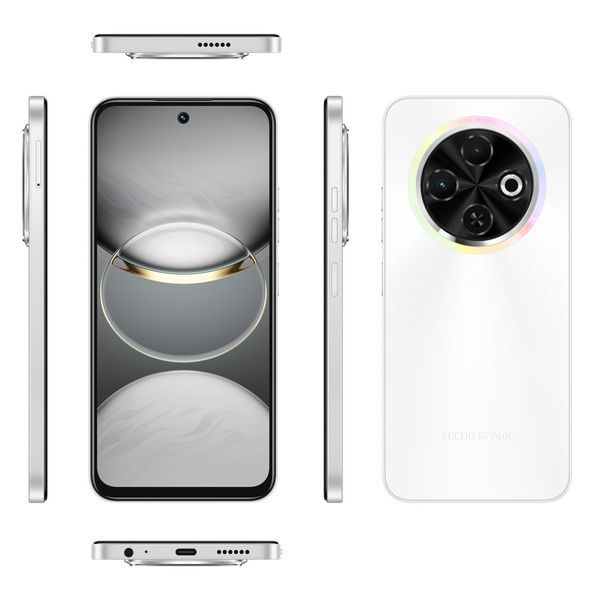 Смартфон Spark 30C (KL5n) 6.67" 4/128ГБ, 2SIM, 5000мАч, Orbit White TECNO RC_4894947051777 фото