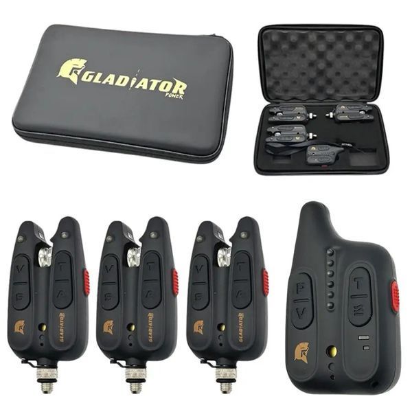 Набір сигналізаторів GLADIATOR RF298 4+1 Black з пейджером PR_RF2984 фото
