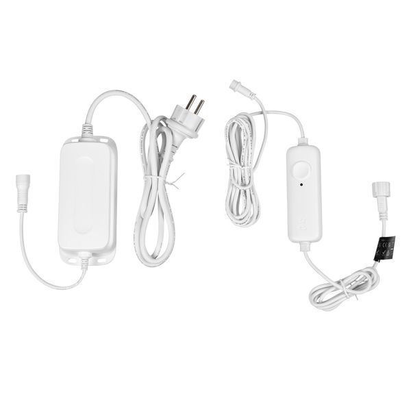Гірлянда Smart LED Twinkly Permanent Light RGB72 IP65 білий кабель Twinkly RC_TWPL072STP-TEU фото