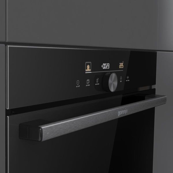 Gorenje Духовий шафа електричний, 77л, A+, пара, дисплей, IconTouch, чорний RC_BOS6747A05DG фото