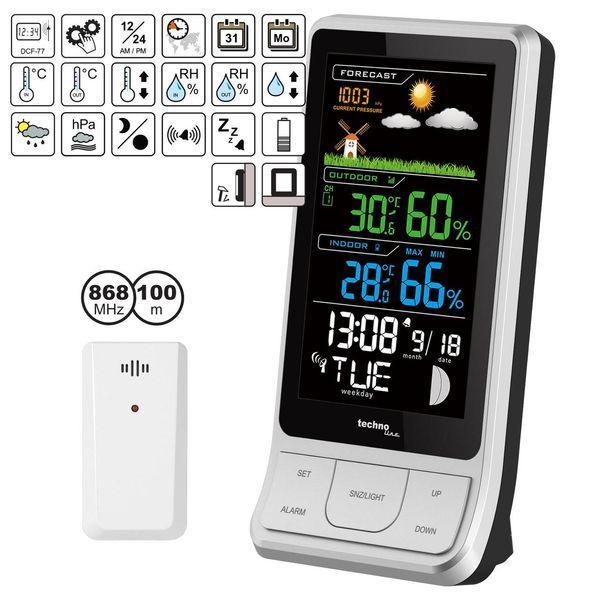 Метеостанция Technoline WS6441 Black/Silver (WS6441) DS_DAS301290 фото