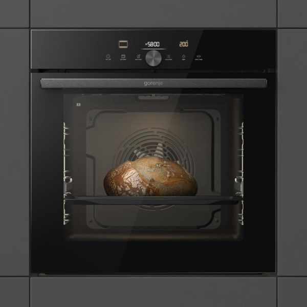 Gorenje Духовий шафа електричний, 77л, A+, пара, дисплей, IconTouch, чорний RC_BOS6747A05DG фото
