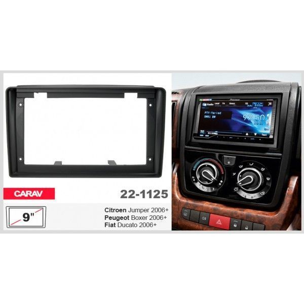 Переходная рамка CARAV 22-1125 для Citroen Jumper, Peugeot Boxer, Fiat Ducato AV_22-1125 фото
