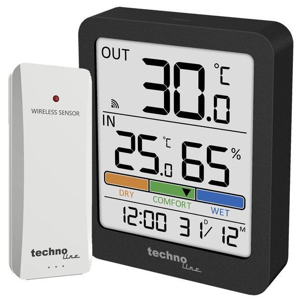 Термогигрометр Technoline WS9488 Anthracite (WS9488) DS_DAS302455 фото