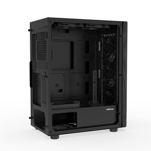 Корпус Zalman I4 без БП, 2xUSB3.0, 1xUSB2.0, 6x120мм, VGA 320мм, LCS ready, Mesh Side/Front Panel, ATX, чорний RC_I4BLACK фото
