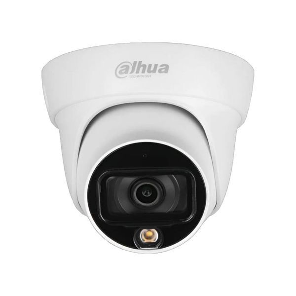 Видеокамера Dahua DH-IPC-HDW1239T1-LED, 2 Мп, купольная IP Full-Color, с LED подсветкой U_40234 фото