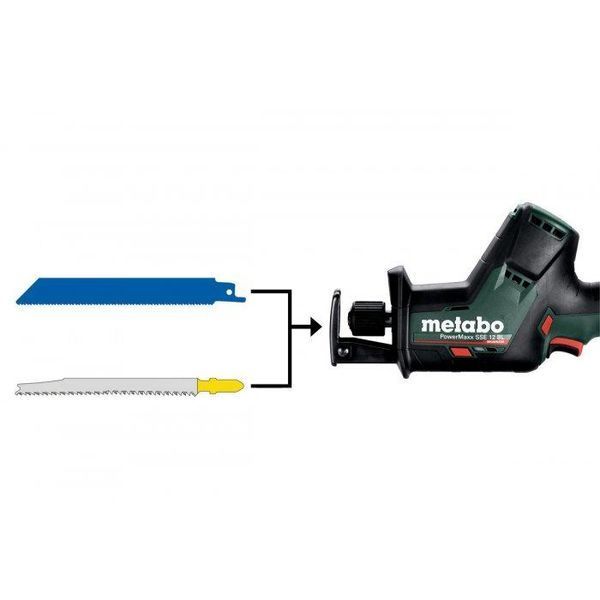 Акумуляторна шабельна пила Metabo PowerMaxx SSE 12 BL HY_90110264 фото