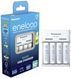 Зарядное устройство Basic Charger USB + Аккумулятор Eneloop NI-MH AA 2000 мАч, 4 шт. Panasonic RC_K-KJ61MCD40USB фото 1