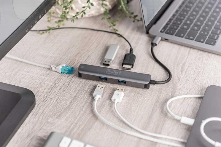 Док-станция DIGITUS USB-C, 5 Port RC_DA-70892 фото