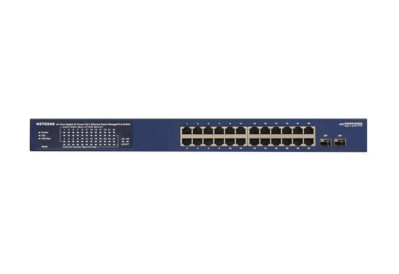 Комутатор GS724TP 24xGE PoE, 2xSFP, 190Вт, Керований L2 NETGEAR RC_GS724TP-300EUS фото