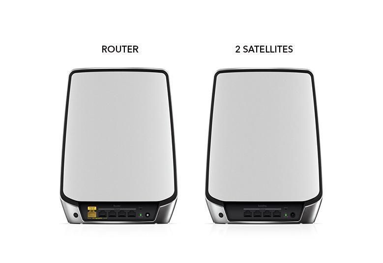 Система WiFi-Mesh Orbi RBK853 AX6000, 3мод, білий NETGEAR RC_RBK853-100EUS фото