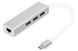Концентратор DIGITUS DIGITUS USB-C - USB 3.0 3 Port Hub + Gigabit Ethernet RC_DA-70255 фото 1
