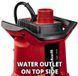 Насос дренажный EInhell GE-DP 18/25 Li - Solo, PXC, аккумуляторный, 18В, 7500 л&bull;ч, высота 5м, глубина 4м, (без RC_4181580 фото 6