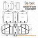 Комплект, 3D чохли для сидінь BELTEX Manhattan, coffee LI_BX86300 фото 7