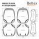 Комплект, 3D чохли для сидінь BELTEX Manhattan, coffee LI_BX86300 фото 6