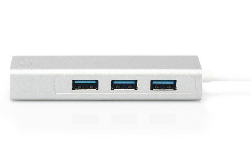 Концентратор DIGITUS DIGITUS USB-C - USB 3.0 3 Port Hub + Gigabit Ethernet RC_DA-70255 фото