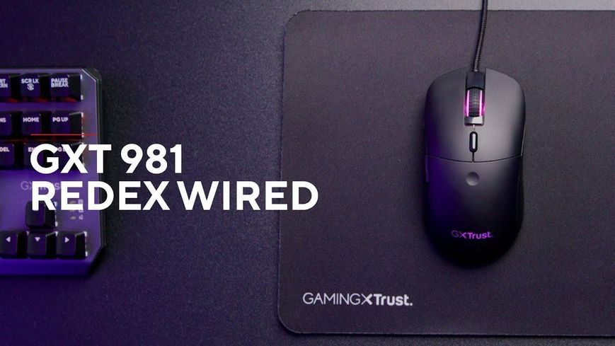 Миша Trust GXT 981 REDEX, RGB, USB-A, Чорний RC_24634_TRUST фото