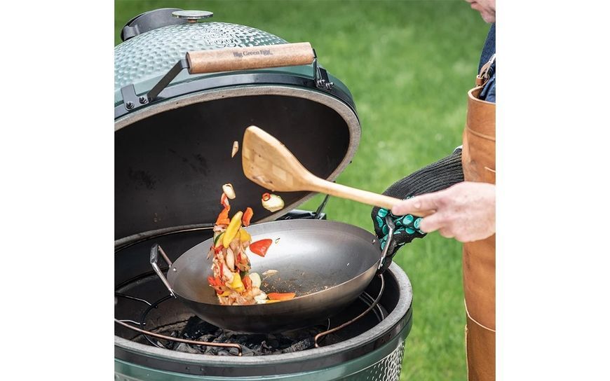 Вок сталевий 43см Carbon Steel Wok Big Green Egg 120779 GR_006892 фото