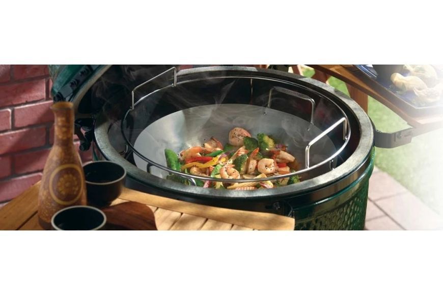 Вок сталевий 43см Carbon Steel Wok Big Green Egg 120779 GR_006892 фото