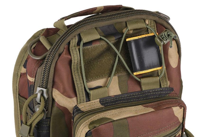 Сумка Слінг 2Т Tactical Laser Cut 2.5л, чорний камуфляж. RC_2E-MILSLIBAG-Y09L-WC фото