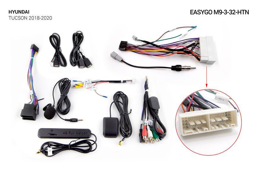 Штатная автомагнитола EasyGo M9-3-32-HTN QLED Hyundai Tucson MA_M9-3-32-HTN фото