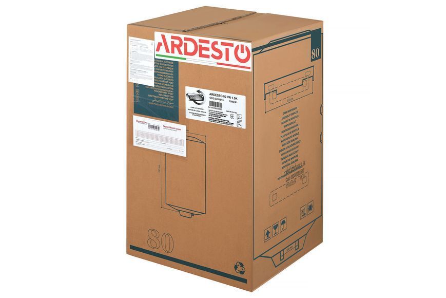ARDESTO Водонагреватель электр. NEU NTS 80 V 1.5K EU2 круглый, 80л, 1,5кВт, мех. упр-ние, C, Италия, белый RC_4015009 фото